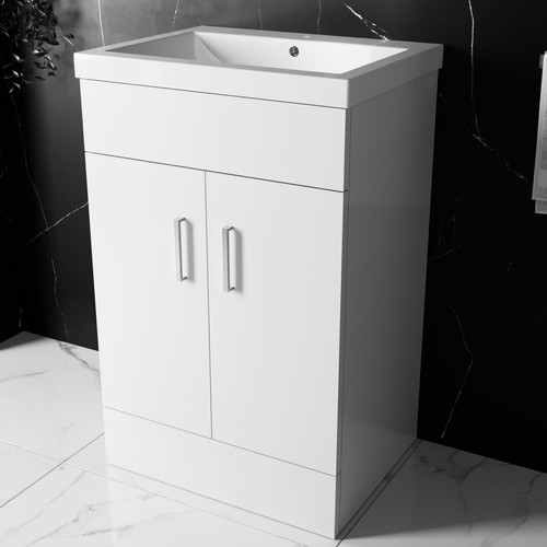 Cloakroom bathroom vanity unit - cloakroom,