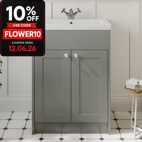 600mm bathroom vanity unit - 600mm,