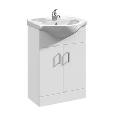 Bathroom 550mm 2-Door Basin