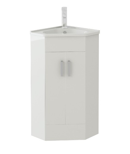 Corner vanity unit sink - corner, &