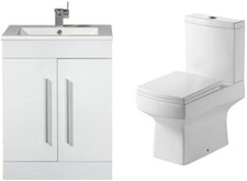 Toilet Basin Set White