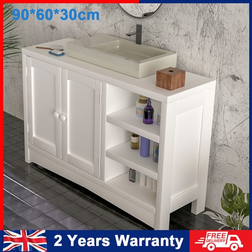 White bathroom under - white, sink