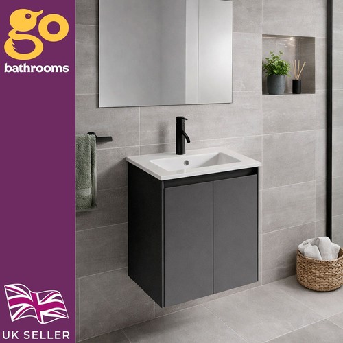 500mm matt grey wall - 500mm,