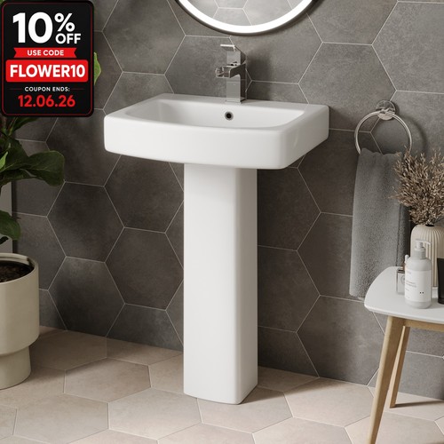 Modern bathroom square basin - modern,